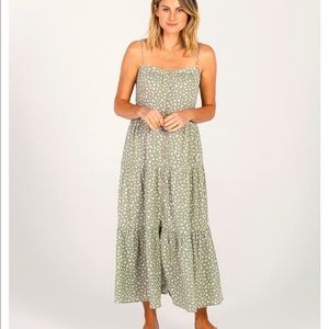 Rylee + Cru Women’s Tiered Butterfly Maxi Dress S